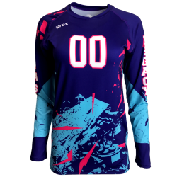 Shattered Custom Sublimated Women's Volleyball Jersey |Rox Volleyball