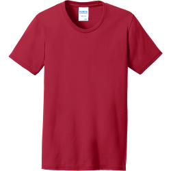 Women's 50/50 Cotton/Polyester T-Shirts Port And Company LPC55