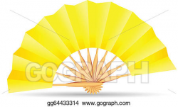 Vector Illustration - Folding fan. EPS Clipart gg64433314 ...