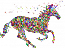 Fantasy Unicorn Multicolour transparent PNG - StickPNG