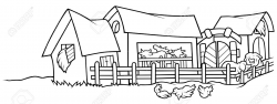 Farm Clipart Black And White & Look At Clip Art Images ...