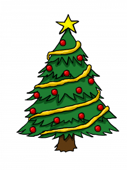 Christmas tree clip art is a fun way to add one of the most symbolic ...