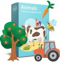 Vector Animals Collection - On The Farm | GraphicMama | GraphicMama