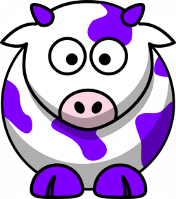 Purple Cow | Purple Cow clip art - vector clip art online, royalty ...
