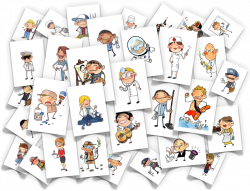 Jobs Flash Cards - PDF comes with all the images listed below plus ...