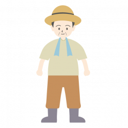 Mr. Farmer / Farmer | Free occupational illustration | work | work