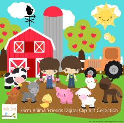 Clip Art Baby Farm Animals Clipart - Clip Art Library