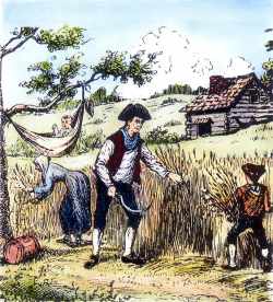 Colonial Farming Clipart