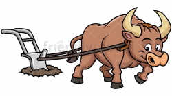 Happy Ox Ploughing The Field | Illustrated Faith in 2019 ...