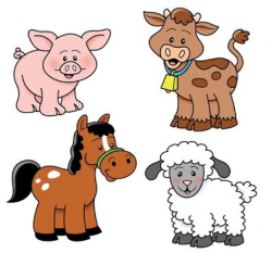 cute farm animals clipart - Google Search | Needle Felting ...