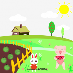 Farmhouse Png, Vector, PSD, and Clipart With Transparent ...