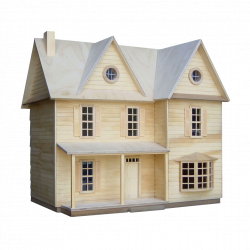 1/2 Inch Scale Country Farmhouse Dollhouse Kit – Real Good Toys