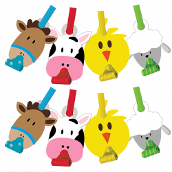 Farmhouse Fun Party Blowers | Just Party | Just Party Supplies NZ