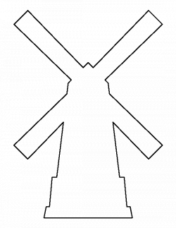 Windmill pattern. Use the printable outline for crafts, creating ...