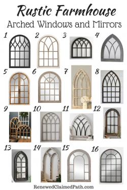 16 Arched Window and Mirror Decor Ideas | My Blog: Renewed ...