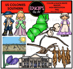 13 Veracious Southern Colonies Clipart
