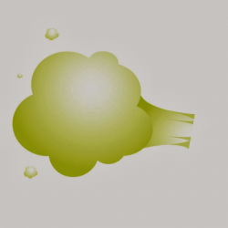 Green Fart Cloud - Clip Art Library