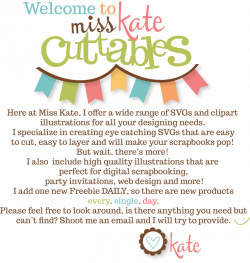 Miss Kate Cuttables | Scrapbooking SVG Files, Digital Scrapbooking ...