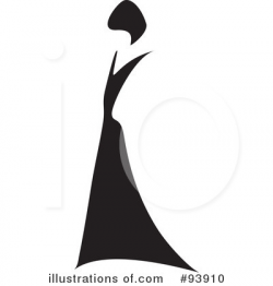 Fashion lady clipart black and white 3 » Clipart Station