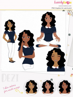 Boss lady clipart fashion girl illustration woman character ...