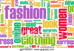 Clipart - Fashion industry. Stock Illustration gg57495341 ...