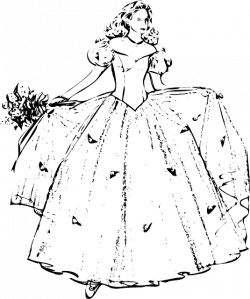 Photo By Clker-Free-Vector-Images | Pixabay #gown #woman #flowers ...