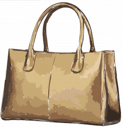 Clipart - Tan Leather Handbag No Logo
