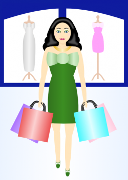 Woman Shopping Clipart | i2Clipart - Royalty Free Public Domain Clipart