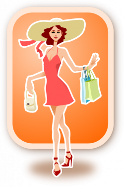 Shopping Woman Clipart | i2Clipart - Royalty Free Public Domain Clipart