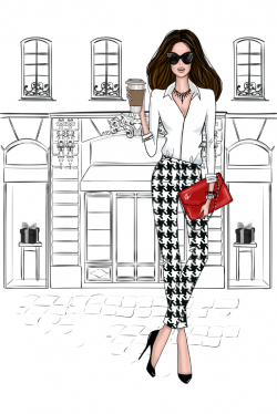 Planner clipart fashion girl clipart of Fashion clipart girl ...