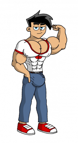 muscle Danny Fenton by paradogta | muscle man and woman cartoon ...