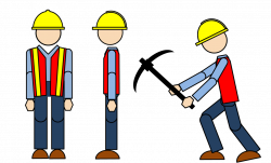 Amazing Of Construction Worker Clipart Transparent | Letters Format