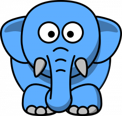 Cartoon Elephant Clip Art at Clker.com - vector clip art online ...