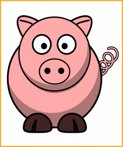 Unbelievable Fat Pig Clipart For Cute Face Outline Styles And ...