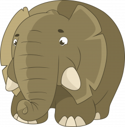 Clipart - Fat elephant