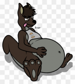 Drawing Kangaroo Fat - Big Fat Animal Tummy Cartoon Clipart ...