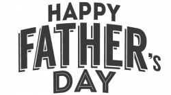 Happy Fathers Day Grey Text transparent PNG - StickPNG