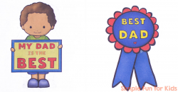 I Love My Dad! Emergent Reader Printable - Simple Fun for Kids