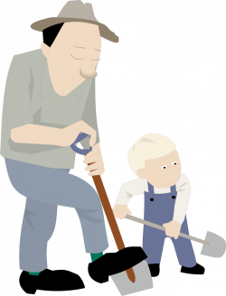 Father Clip art - The old man walks with the child 1319*1732 ...