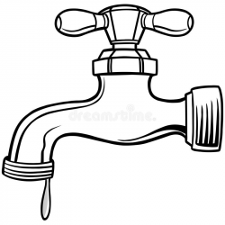 Faucet clipart black and white 2 » Clipart Station