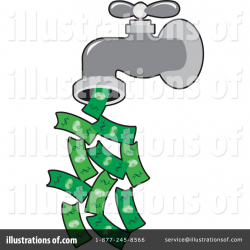 Money Clipart #1062189 - Illustration by Maria Bell