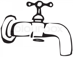 Sink faucet clipart and steel double 2 - WikiClipArt