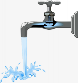 Turn On The Water Faucet, Water Clipart, #381208 - PNG ...