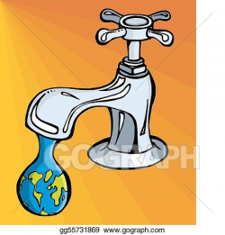 Clip Art Vector - Water: limited resource. Stock EPS ...