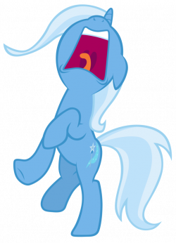 Trixie shrieking with fear by Tardifice on DeviantArt