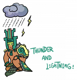 Smite - Thunder and Lightning! (Chibi) by Zennore | Smite ...