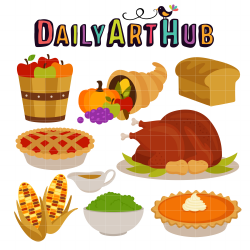 Thanksgiving Feast Clip Art Set – Daily Art Hub – Free Clip Art Everyday