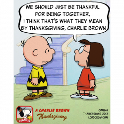 The Meaning of #Thanksgiving care of Marcie #Peanuts #CharlieBrown ...