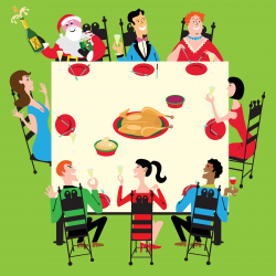 Holiday Dinner Clip Art | Free download best Holiday Dinner ...
