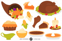 Thanksgiving Food Clip Art | Wallpapers Point